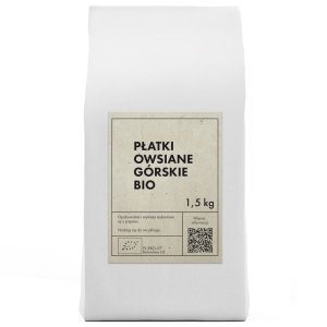 PŁATKI OWSIANE GÓRSKIE BIO 1,5 kg - THE PLANET