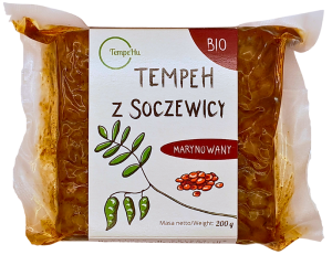 TEMPEH Z SOCZEWICY MARYNOWANY BIO 200 g - TEMPEHU