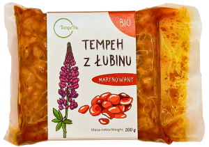 TEMPEH Z ŁUBINU MARYNOWANY BIO 200 g - TEMPEHU