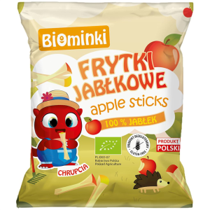 FRYTKI JABŁKOWE BEZGLUTENOWE BIO 40 g - BIOMINKI