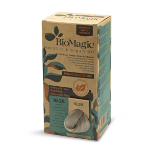 FARBA DO WŁOSÓW POPIELATO PERŁOWY JASNY NATURALNY BLOND (10.28) 170 ml - BIOMAGIC