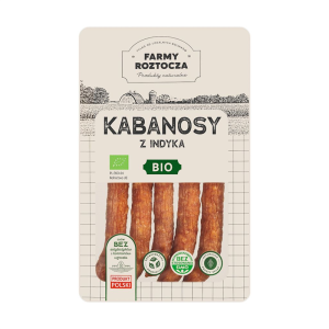KABANOSY Z INDYKA BIO 150 g - FARMY  ROZTOCZA (NA ZAMÓWIENIE)