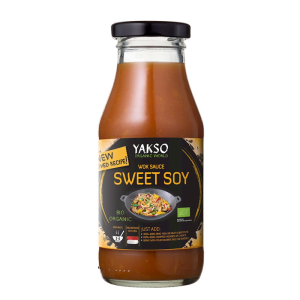 SOS SOJOWY SŁODKI DO WOKA BIO 240 ml - YAKSO