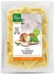 RAVIOLI ŚWIEŻE Z JAJKIEM I BOROWIKAMI BIO 250 g - LA SPIGA