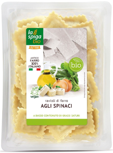 RAVIOLI ŚWIEŻE Z TOFU I SZPINAKIEM BIO 250 g - LA SPIGA
