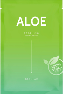 MASECZKA DO TWARZY W PŁACHCIE ALOES 23 g - BARULAB