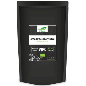 BIAŁKO SERWATKOWE NATURALNE (WPC 77) BIO 500 g - BIO PLANET