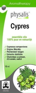 OLEJEK ETERYCZNY CYPRES (CYPRYS) EKO 10 ml - PHYSALIS