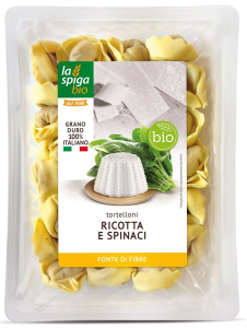 TORTELLONI ŚWIEŻE Z RICOTTĄ I SZPINAKIEM BIO 250 g - LA SPIGA