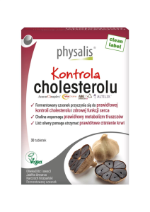 TABLETKI NA PRAWIDŁOWY POZIOM CHOLESTEROLU 30 szt. - PHYSALIS