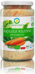 KAPUSTA KISZONA Z MARCHEWKĄ BEZGLUTENOWA BIO 700 g (500 g) - BIO FOOD