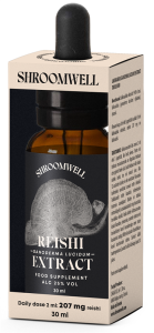 GRZYBY REISHI EKSTRAKT W KROPLACH 30 ml - SHROOMWELL