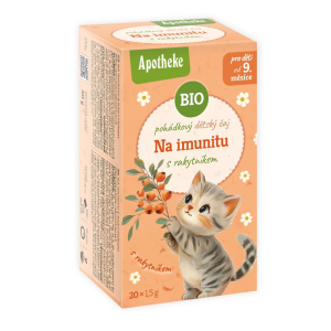 HERBATKA BAJKOWA DLA DZIECI - DZIKA RÓŻA, MIĘTA PIEPRZOWA, RUMIANEK I ROKITNIK BIO (20 x 1,5 g) 30 g - APOTHEKE