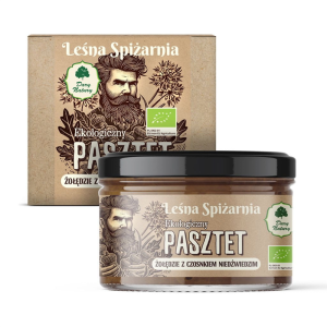 PASZTET Z ŻOŁĘDZI Z CZOSNKIEM NIEDŹWIEDZIM BIO 200 g - DARY NATURY