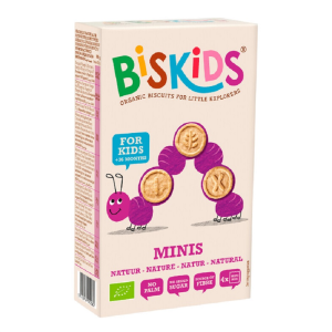 CIASTECZKA MINI JABŁKOWE OD 3 ROKU BIO 120 g - BISKIDS