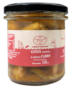 ŁOSOŚ SMAŻONY W ZALEWIE CURRY 300 g - SMOLIN FISH (NA ZAMÓWIENIE)