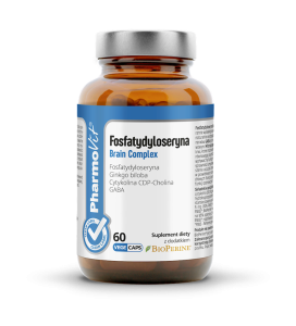 FOSFATYDYLOSERYNA BRAIN COMPLEX BEZGLUTENOWA 60 KAPSUŁEK - PHARMOVIT (CLEAN LABEL)