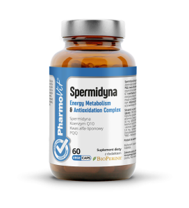 SPERMIDYNA ENERGY METABOLISM & ANTIOXIDATION COMPLEX 60 KAPSUŁEK - PHARMOVIT (CLEAN LABEL)
