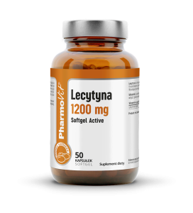 LECYTYNA (1200 mg) BEZGLUTENOWA 50 KAPSUŁEK - PHARMOVIT