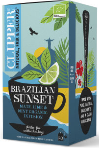 HERBATKA YERBA MATE Z MIĘTĄ I LIMONKĄ BIO (20 x 2 g) 40 g - CLIPPER
