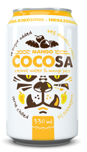 WODA KOKOSOWA Z SOKIEM Z MANGO 330 ml - DIET-FOOD (COCOSA)