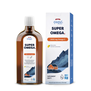 SUPER OMEGA-3 (2900 mg) O SMAKU CYTRYNOWYM 500 ml - OSAVI