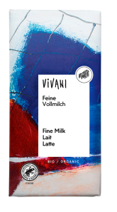 CZEKOLADA MLECZNA BIO 80 g - VIVANI