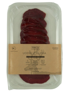 UDZIEC Z JELENIA DOJRZEWAJĄCY PLASTRY BEZGLUTENOWY 65 g - PAWĘTA