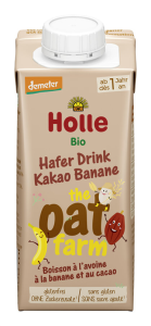 NAPÓJ OWSIANY BANAN - KAKAO BEZ DODATKU CUKRÓW BEZGLUTENOWY OD 1 ROKU DEMETER BIO 200 ml - HOLLE