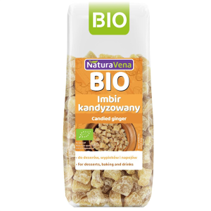 IMBIR KANDYZOWANY BIO 100 g - NATURAVENA