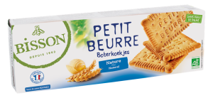 HERBATNIKI MAŚLANE PETIT BEURRE BIO 150 g - BISSON