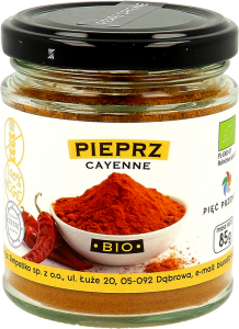PIEPRZ CAYENNE BEZGLUTENOWY BIO 85 g - PIĘĆ PRZEMIAN