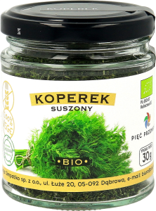 KOPEREK SUSZONY BEZGLUTENOWY BIO 30 g - PIĘĆ PRZEMIAN