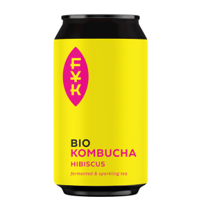 KOMBUCHA HERBATA CZARNA Z HIBISKUSEM BEZGLUTENOWA BIO 330 ml - FOREVER YOUNG KOMBUCHA