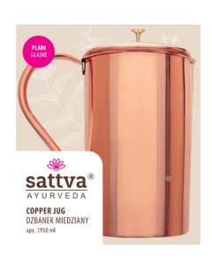 DZBANEK MIEDZIANY PLAIN 1,25 L- SATTVA (AYURVEDA)