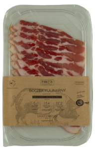 BOCZEK WIEPRZOWY DOJRZEWAJĄCY PLASTRY BEZGLUTENOWY 65 g - PAWĘTA