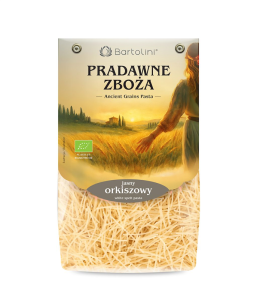 MAKARON (ORKISZOWY JASNY) KRAJANKA BIO 250 g - BARTOLINI (PRADAWNE ZBOŻA)