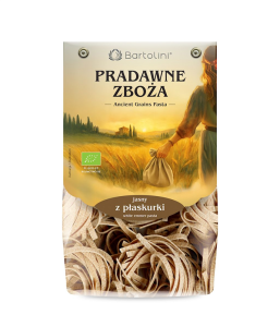 MAKARON (Z PŁASKURKI JASNY) GNIAZDA TAGLIATELLE BIO 250 g - BARTOLINI (PRADAWNE ZBOŻA)