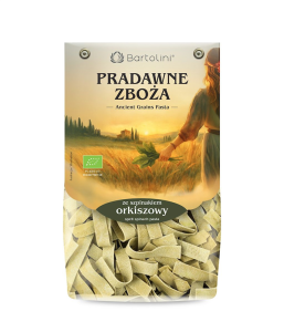 MAKARON (ORKISZOWY SZPINAKOWY) WSTĄŻKI BIO 250 g - BARTOLINI (PRADAWNE ZBOŻA)