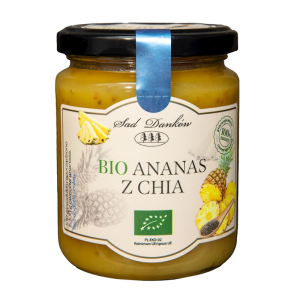 ANANAS Z CHIA BEZ DODATKU CUKRÓW BIO 250 g - SAD DANKÓW