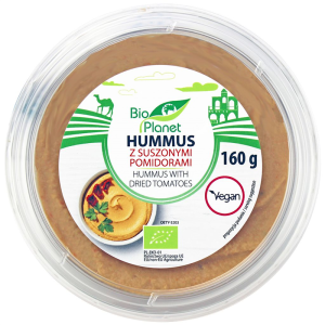 HUMMUS Z SUSZONYMI POMIDORAMI BIO 160 g - BIO PLANET