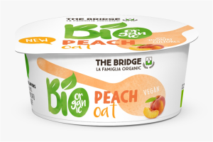 DESER OWSIANY BRZOSKWINIOWY BIO 125 g - THE BRIDGE