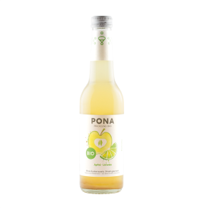 NAPÓJ JABŁKO - LIMONKA BEZ DODATKU CUKRÓW BIO 330 ml - PONA