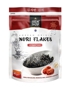 PŁATKI NORI KIMCHI BEZGLUTENOWE 40 g - SEN SOY