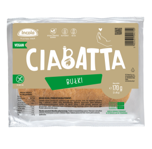 BUŁKI CIABATTA BEZGLUTENOWE (2 szt.) 170 g - INCOLA