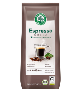 KAWA MIELONA ARABICA 100 % ESPRESSO SOLEA BIO 250 g - LEBENSBAUM
