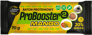 BATON PROTEINOWY Z MANGO PROBOOSTER BEZGLUTENOWY 70 g - ZMIANY ZMIANY