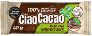 BATON DAKTYLOWY KAKAO - KOKOS CIAO CACAO BEZGLUTENOWY 40 g - ZMIANY ZMIANY