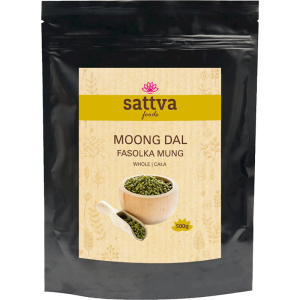 FASOLKA MUNG MOONG DAL 500 g - SATTVA (FOODS)