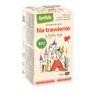 HERBATKA DLA DZIECI NA TRAWIENIE Z DZIKĄ RÓŻĄ BIO (20 x 1,8 g) 36 g - APOTHEKE